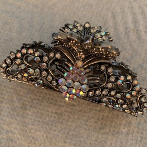 2 x *HP* Beautiful rhinestone claw hair fastener - Picture 5 of 6